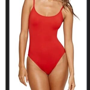 Andie Swim Amalfi Red One-Piece Swimsuit NWT